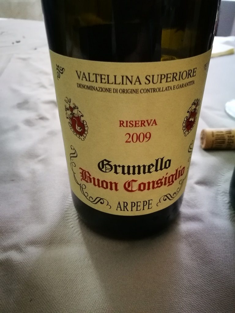 D. O. C. Valtellina Superiore - Grumello Riserva Buon Consiglio 2009