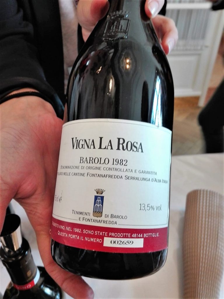 Barolo Vigna La Rosa 1982